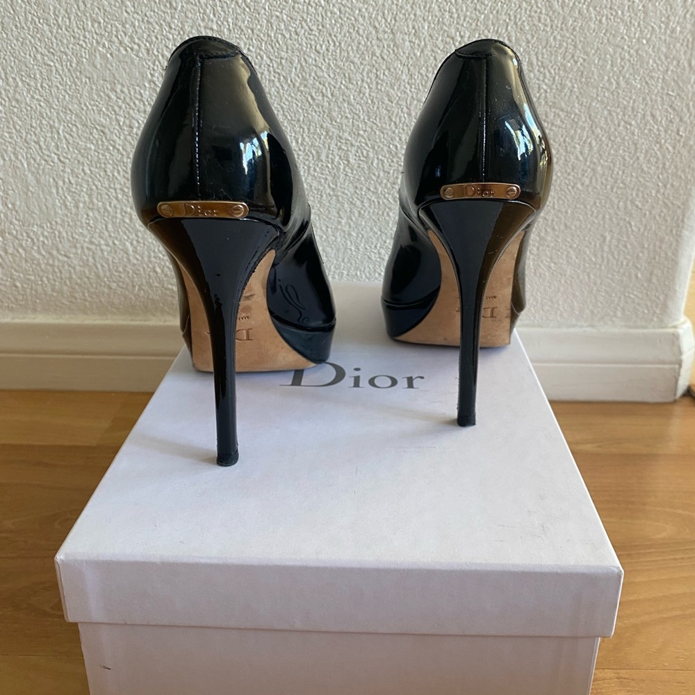 Dior Miss Dior Escarpin12 Peep Toe Pumps (Size 38) - Picture 2 of 9